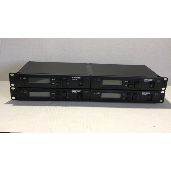 Shure ULXS4 Wireless Microphone Receivers 662~698 MHz-M1 (Set of 2 on 2 Rack).. - Picture 2 of 16